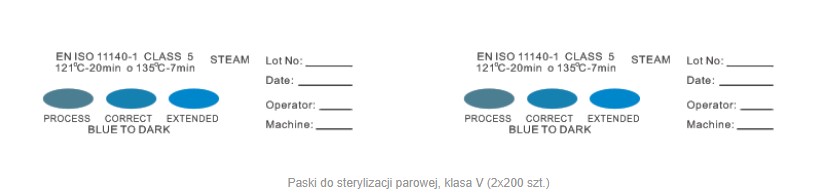 Autoklaventest Klasse V 2x200 Stück.